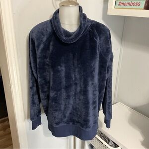 GAIAM Blue Yoga Plush Sweatshirt Size M